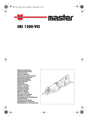 Wurth Master SBS 1300-VES Instrucciones Para El Manejo