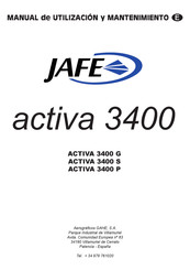 jafe ACTIVA 3400 S Manual De Utilización Y Mantenimiento