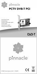 Pinnacle PCTV DVB-T PCI Guia De Inicio Rapido