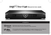 Zappiti Duo 4K HDR Manual De Inicio Rápido