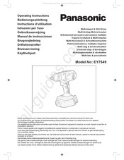 Panasonic EY7549 Manual De Instrucciones