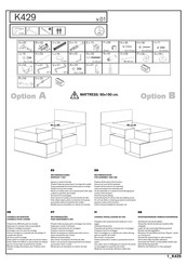 MIRAKEMUEBLE K429 Manual De Instrucciones