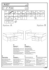 MIRAKEMUEBLE K437 Manual De Instrucciones