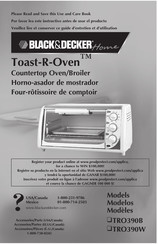 BLACK&DECKER Home Toast-R-Oven TRO390B Manual Del Usuario