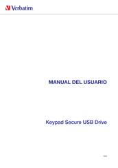 Verbatim Keypad Secure USB Drive Manual Del Usuario