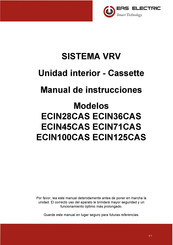EAS ELECTRIC ECIN36CAS Manual De Instrucciones