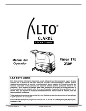 Clarke Technology Alto Vision 17E Manual Del Operador