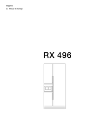 Gaggenau RX 496 Manual De Montaje