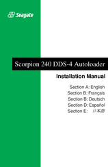 Seagate Scorpion 240 DDS-4 Manual De Instalación