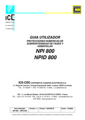 Ice CEE NPID 800 Guia Utilizador