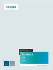 Siemens SINAMICS S120 Manual De Producto