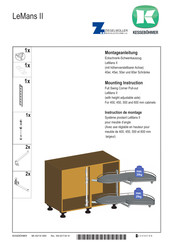 Kesseböhmer LeMans II Instrucciones De Instalación