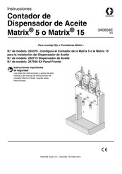Graco Matrix 5 Instrucciones