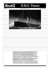 REVELL R.M.S. Titanic Manual De Instrucciones