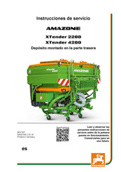 Amazone XTender 4200 Instrucciones De Servicio