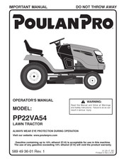 Poulan Pro PP22VA54 Manual De Operario