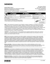 Siemens HPLQR Instructivo De Instalación