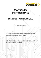 Greenice TB-RFMINI-05-1 Manual De Instrucciones