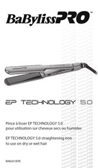BaByliss PRO EP TECHNOLOGY 5.0 Manual Del Usuario