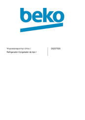 Beko DS227020 Instrucciones De Uso