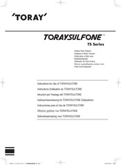 Toray TORAYSULFONE TS Serie Instrucciones Para El Uso