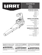 Hart HLBL02VNM 40V Manual Del Operador