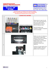 Canon IP4700 Instructivo Para Instalacion