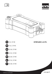 GYS GYSFLASH 1.12 PL Manual Del Usuario