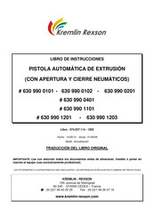 Kremlin Rexson 630 990 0102 Libro De Instrucciones