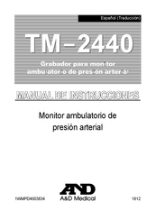 A&D Medical TM-2440 Manual De Instrucciones