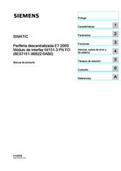Siemens 6ES7151-3BB22-0AB0 Manual De Producto
