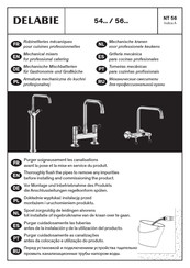 Delabie 5645T2 Manual De Instrucciones