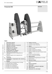 hafele Pressomat 400 Guía De Manejo