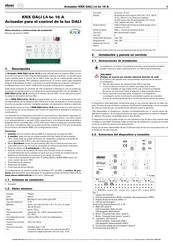 elsner elektronik KNX DALI L4 bc 16 A Datos Técnicos E Instrucciones De Instalación