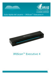 IRIS IRIScan Executive 4 Guía Rápida Del Usuario