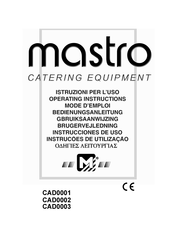 Mastro CAD0002 Instrucciones De Uso