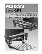 Maxon GPT Serie Manual De Mantenimiento