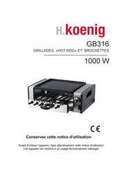 H.Koenig GB316 Manual De Instrucciones