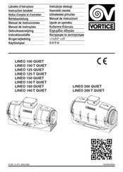 Vortice LINEO 150 T QUIET Manual De Instrucciones