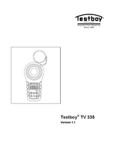 Testboy TV 335 Manual De Instrucciones