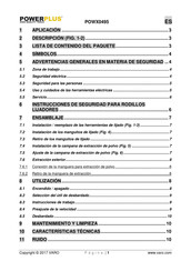 Powerplus POWX0495 Manual Del Usuario