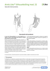 Liko SilhouetteSling 22 Guía De Instrucciones