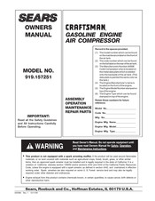 Craftsman 919.157251 Manual Del Operador