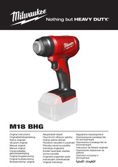 Milwaukee M18 BHG Manual Original