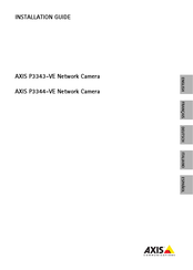 Axis P3343-VE Guia De Instalacion