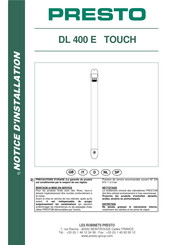 Presto DL 400 E TOUCH Manual De Instalación