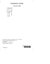 Kohler K-2001 Manual Del Usuario