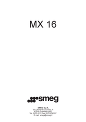 Smeg MX 16 Manual Del Usuario