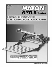 Maxon GPTLR Serie Manual De Instalación