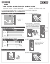 Schlage BE468 Serie Instrucciones De Instalación